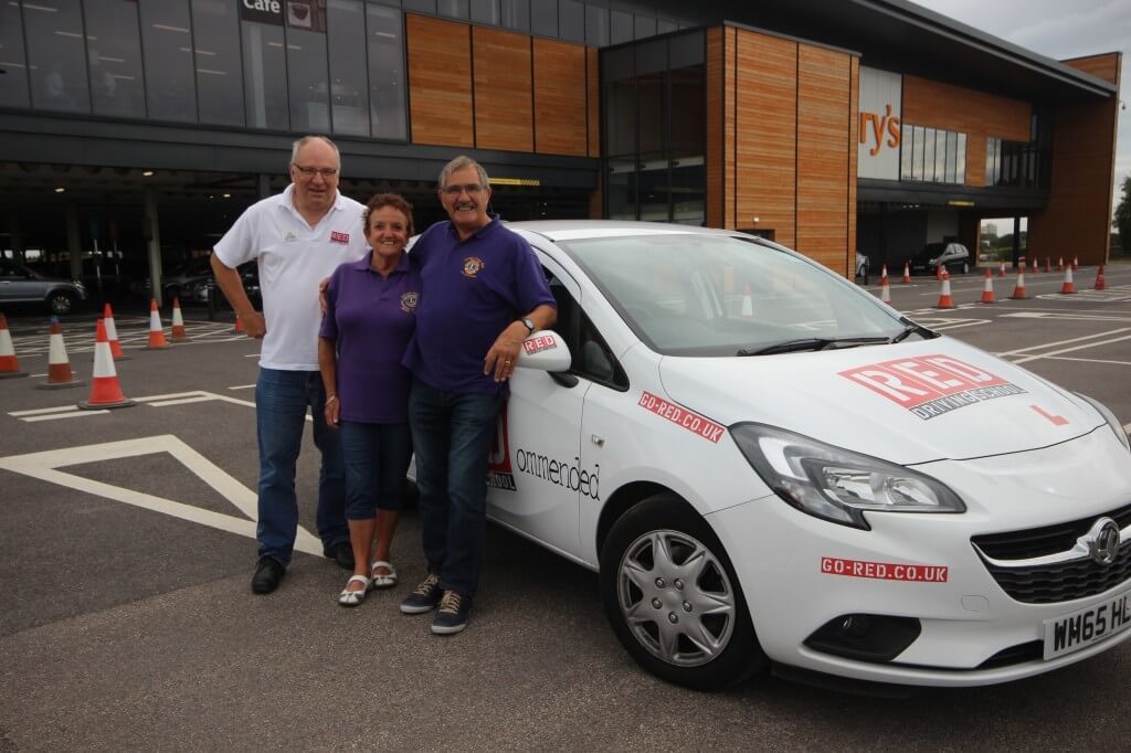 Thanet Lion with RED driving school